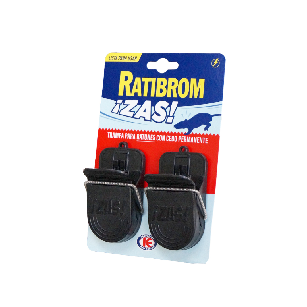 IMPEX RATIBROM ZAS BLISTER TRAMPA RATONES